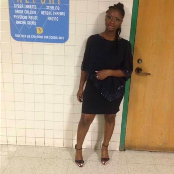 Blue Evening Dress - Picture 2 of 2